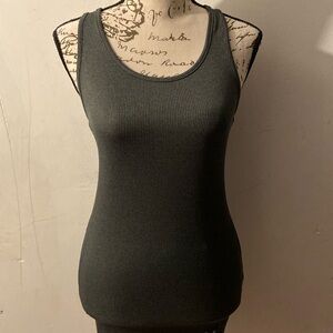 Gray Under Armor Workout Tank Top